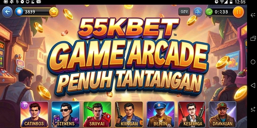 Tangkapan layar gameplay 55KBET dengan aksi seru dan grafis menawan.