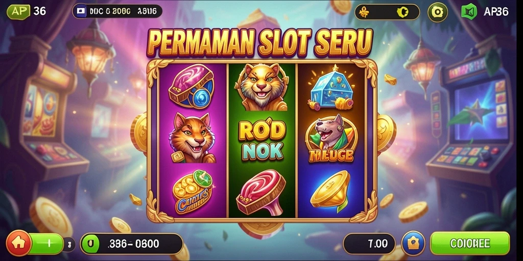 Tampilan menarik dari gameplay Slot API36 yang menawan.