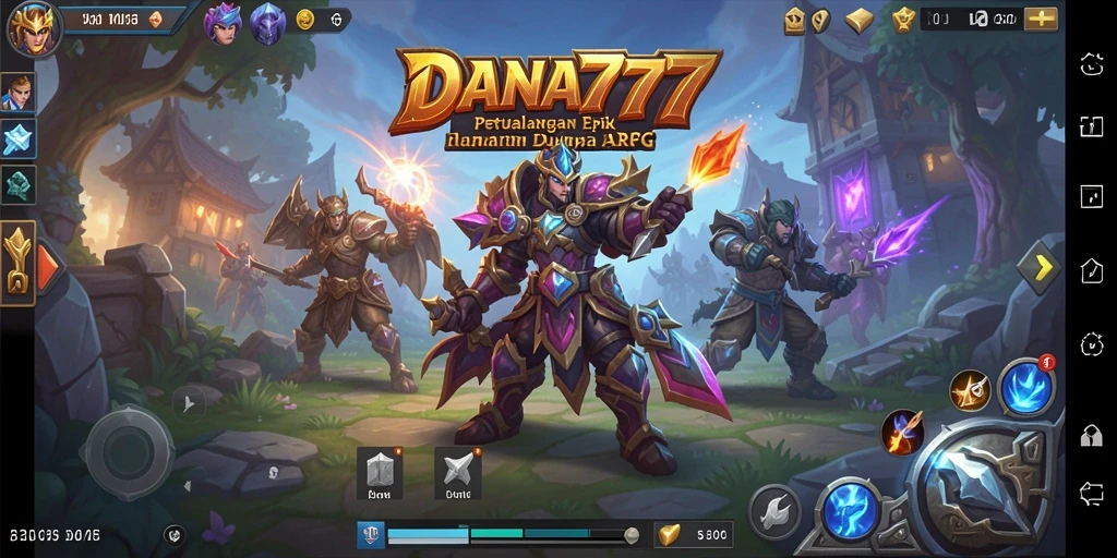 Tampilan gameplay seru dalam DANA777 dengan pertarungan intens.