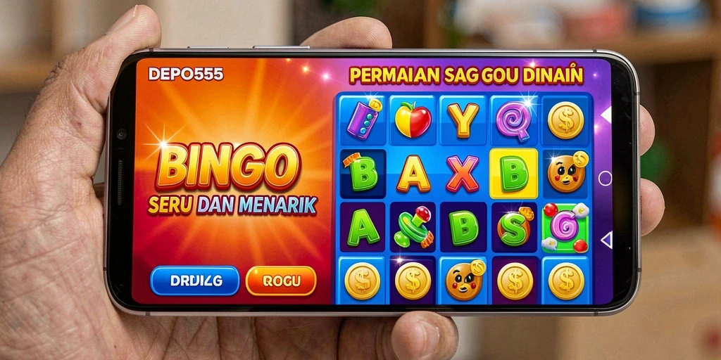 Tampilan gameplay DEPO555 yang menarik saat bermain Bingo.