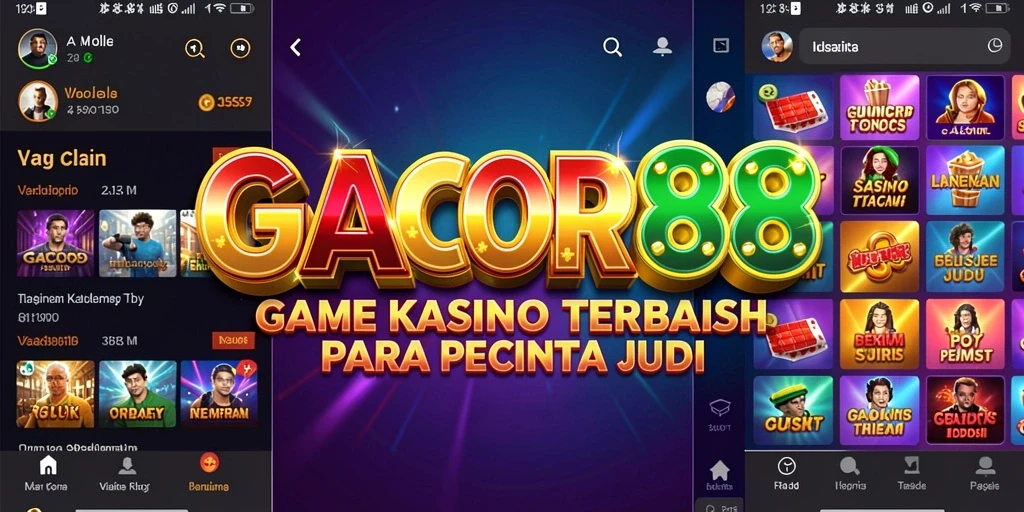 Tampilan menarik saat bermain game Kasino GACOR88.