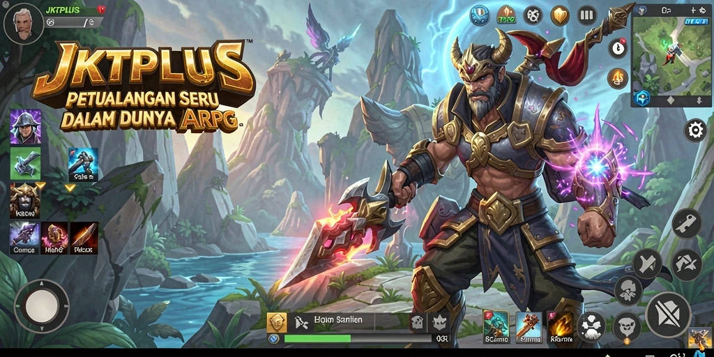 Gameplay menegangkan dan seru di dunia ARPG JKTPLUS.