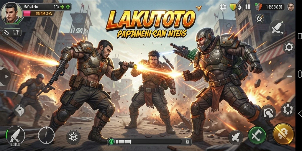 Tangkapan layar menunjukkan aksi seru dalam pertempuran LAKUTOTO.
