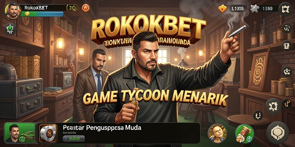 Gambaran gameplay menarik dari ROKOKBET sebagai game Tycoon.