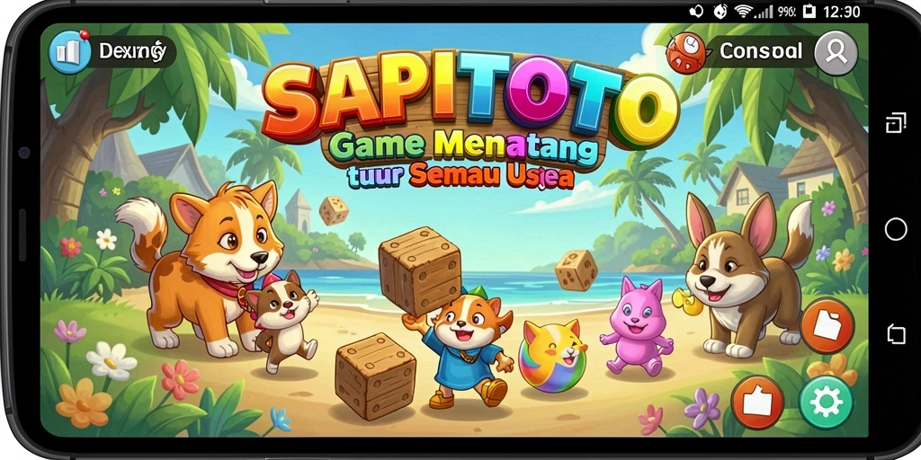Tampilan gameplay SAPITOTO dengan teka-teki yang menantang.
