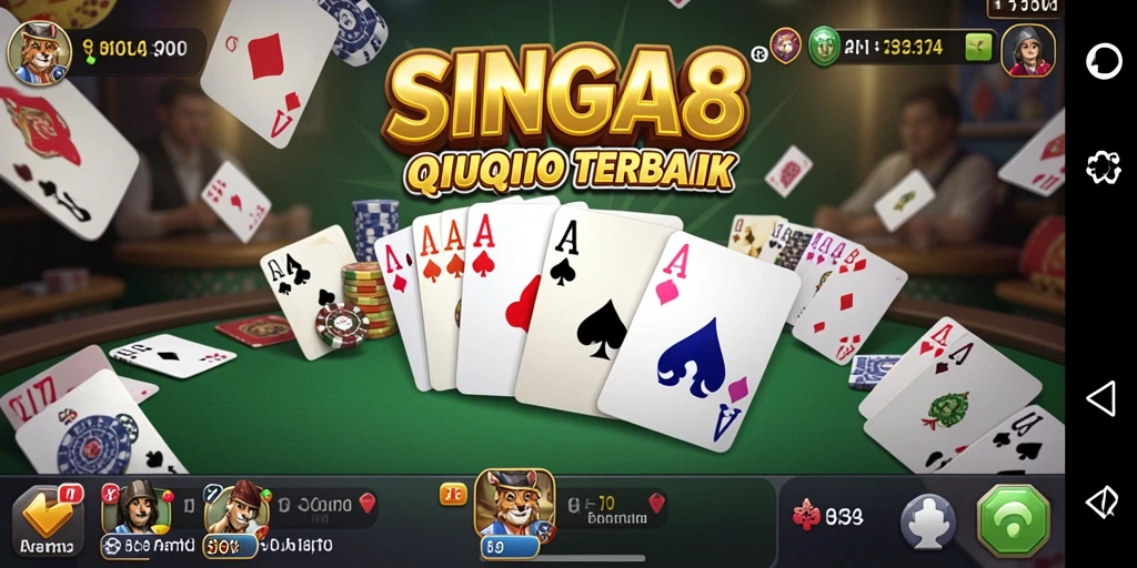 Tampilan gameplay dari SINGA8 yang seru dan interaktif.